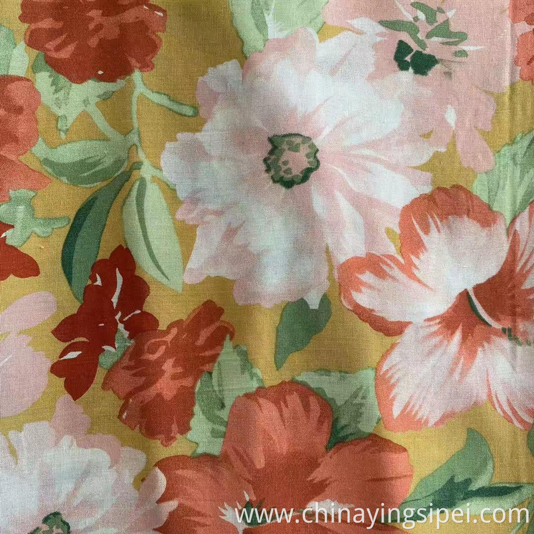 Wholesale Custom 100% Printed Viscose Rayon Fabric,Woven Technics Bright Color Digital Printed Rayon Fabric